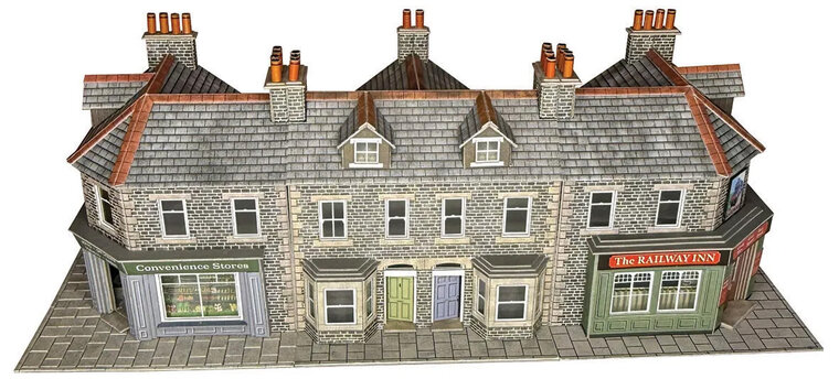 Model kit OO/HO: Corner shop or Pub - stone - Metcalfe - PO309