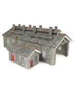 Model kit N: double track engine shed stone - Metcalfe - PN937
