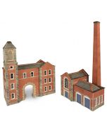 Model kit N: Boiler house and factory entrance - Metcalfe - PN184