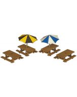 Model kit N: picnic tables - Metcalfe - PN810