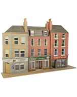 Model kit OO/HO: Low relief Pub and shops - Metcalfe - PO205