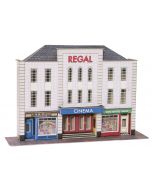 Model kit OO/HO: Low relief Cinema and shops - Metcalfe - PO206
