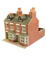 Model kit OO/HO: Terraced houses red brick - Metcalfe - PO261