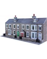 Model kit OO/HO: Low relief terraced house fronts - stone - Metcalfe - PO275