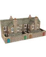 Model kit OO/HO: Low relief terraced house backs - stone - Metcalfe - PO277