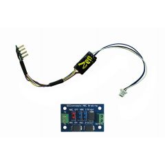 Zen Black decoder - nano - 8 pin harness - 2 functions - with ABC module - DCC concepts