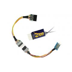Zen Blue decoder - 6 pin direct and 8 pin harness - 2 functions - DCC concepts 