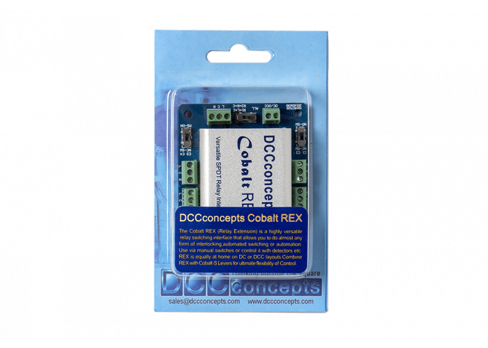 DCP-REX DCC Concepts Scale Cobalt Relay Extension Board 